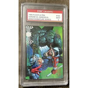 VENOM FLOWS FLEER ULTRA SPIDER-MAN CARD #100‎ SASSO ART DAREDEVIL